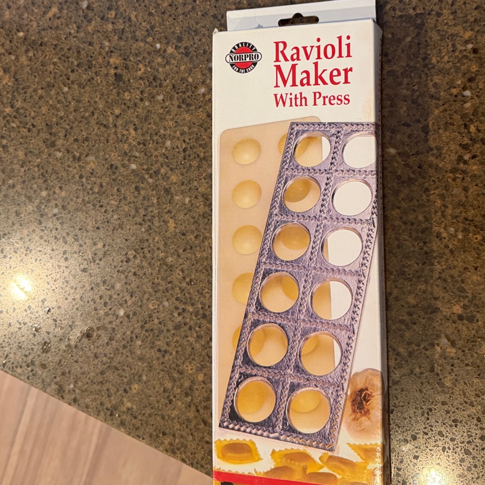 Norpro Blue Ravioli Maker with Press